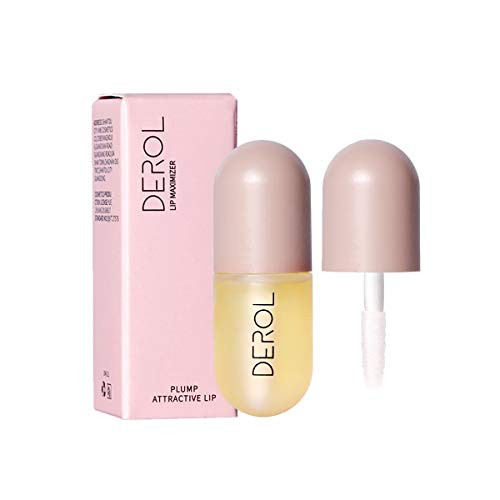 DAGEDA Natural Lip Plumper Capsule Designed Lip Care Serum Lip Plumping Balm Moisturizing Clear Lip Gloss Lip Enhancer For Plant Extracts Fuller  Hydrated Beauty Lips?55ML?