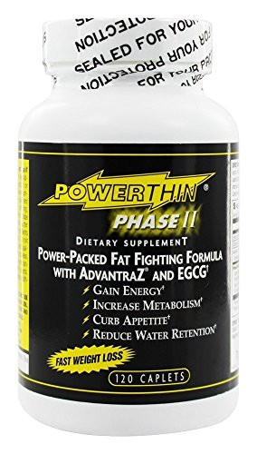 Power Thin Phase II Fast Weight Loss  120 Caplets