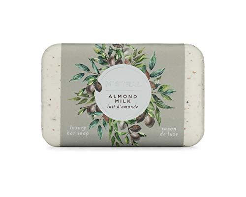 Mistral Triple Milled Organic Olive Oil and Shea Butter Bar Soap  Almond Milk