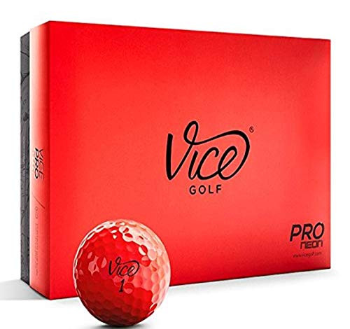 Vice Pro Golf Balls Red One Dozen