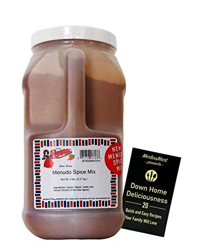 Bolners Fiesta Extra Fancy Menudo Spice Seasoning Mix 5 Lb Plus Recipe Booklet Bundle
