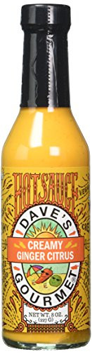 Daves Gourmet Creamy Ginger Citrus Hot Sauce 8 Ounces