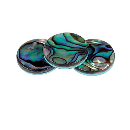Trumpet Finger Buttons 3Pcs Abalone Shell Finger Key Buttons Set Accessory for Trumpet Player