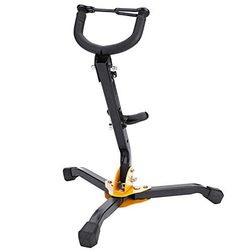 Tenor Sax Saxophone Tripod Stand Metal Foldable Adjustable Stand for Alto Tenor Sax Saxophone
