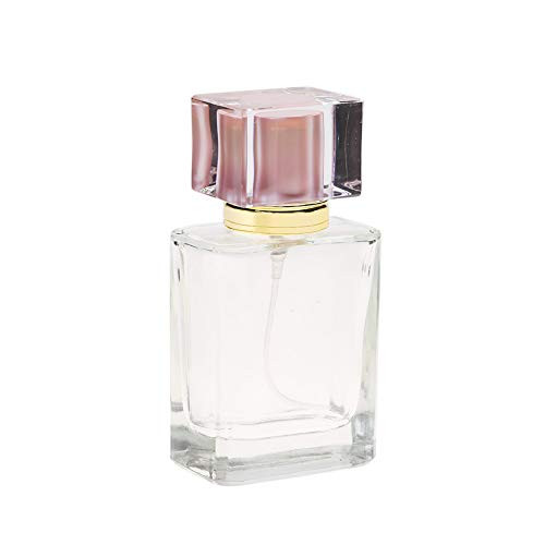 50ml Portable Perfume AtomizerGlass Empty Refillable Replacement Glass Perfume BottleTransparent Dropper Square Cologne Atomizer with Spray Applicator For Travel pink 50ml Portable Perfume AtomizerGlass Empty Refillable Replacement Glass Perfume BottleTransparent Dropper Square Cologne Atomizer with Spray Applicator For Travel pink
