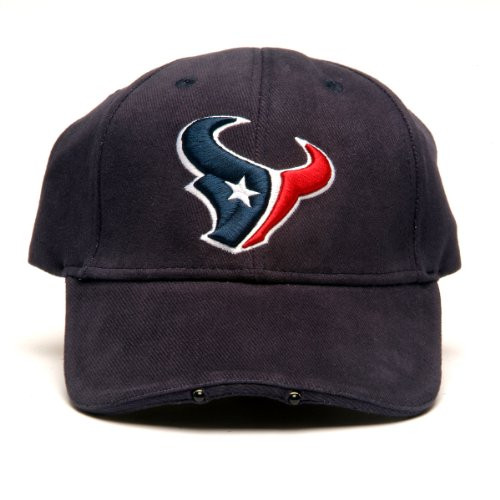 NFL Houston Texans Dual LED Headlight Adjustable Hat