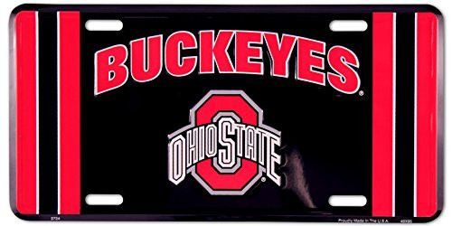Ohio State Buckeyes Metal License Plate