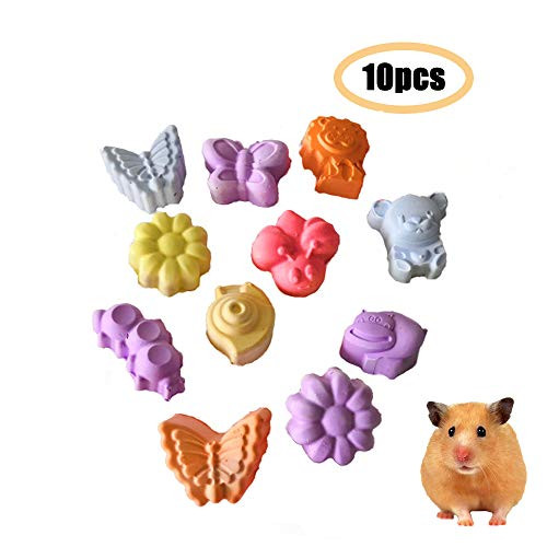 Hamiledyi 10 Pcs Hamsters Teeth Grinding Lava Block Calcium Stone Chew Toys for Chinchillas Rabbits Gerbil Guinea Pig Syrian Hamster Squirrel Ferret Hamiledyi 10 Pcs Hamsters Teeth Grinding Lava Block Calcium Stone Chew Toys for Chinchillas Rabbits Gerbil Guinea Pig Syrian Hamster Squirrel Ferret