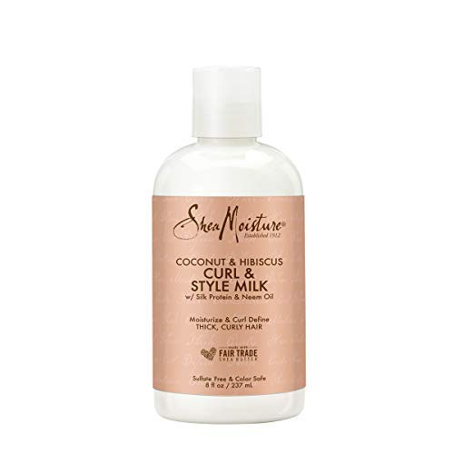Shea Moisture Coconut  Hibiscus Curl  Style Milk 8 oz