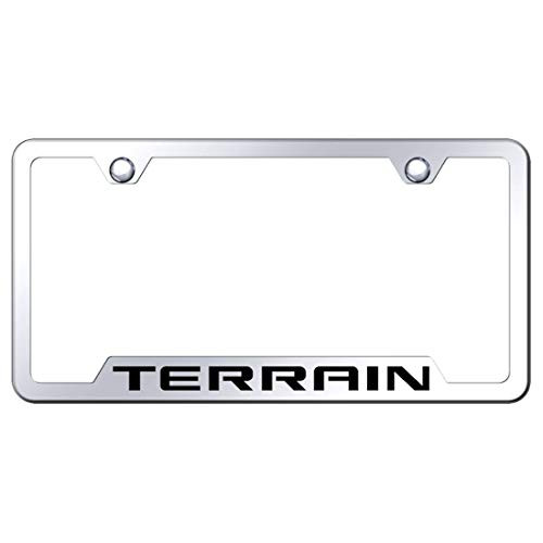 AuTomotive Gold INC License Plate Frame for GMC Terrain Stainless Steel Chrome GFTRNEC AuTomotive Gold INC License Plate Frame for GMC Terrain Stainless Steel Chrome GFTRNEC