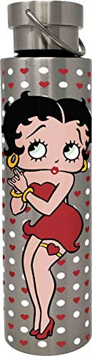 Spoontiques Betty Boop Stainless Steel Bottle 24 oz Silver
