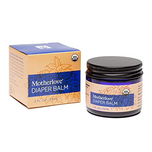 Motherlove Diaper Balm 2 oz Organic Cloth Diaper Safe Herbal Ointment  Free of Zinc Oxide  Petroleum  Soothes Babys Irritated Bottom  Formerly Known as Diaper Rash  Thrush