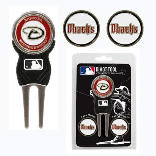 MLB Arizona Diamondbacks Divot Tool Pack With 3 Golf Ball Markers