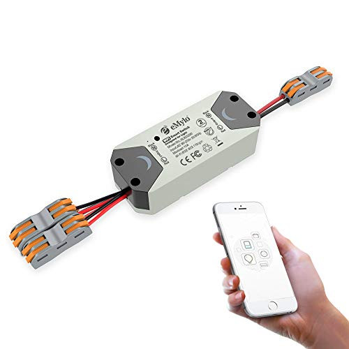Smart WiFi Light Switch eMylo Wireless Relay Switch 220V 2 Channel 90250V Module Remote Control Home Automation Timers Compatible with Alexa EchoGoogle Home for iPhone Android App