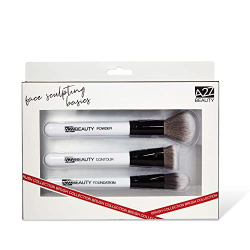 A2Z Beauty Beauty Face Sculpting Basics Brush Set 3 Count