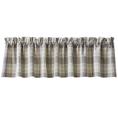 Park Design Valance Weathered Oak Walnut Gray Tan  Candlelight White