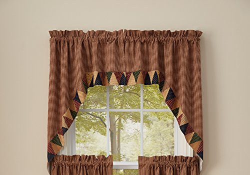 Park Designs Montclair Lined Swag 72X36 Check