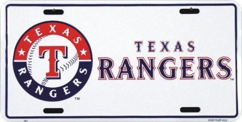 HangTime Rangers Classic Metal Auto Tag Embossed