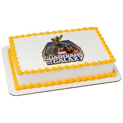 Guardians of the Galaxy Edible Cake Cupcake Cookie Topper (1/4 Sheet)