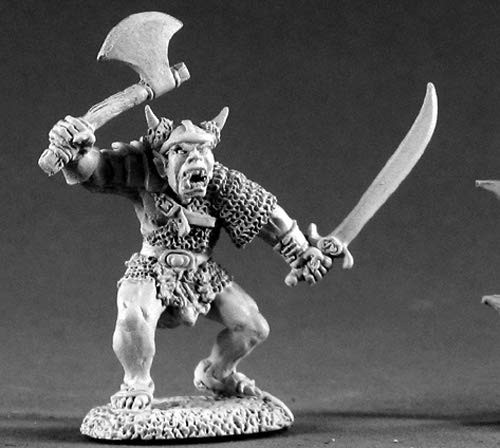 Reaper Miniatures Orc Warrior Of Kargir 02262 Dark Heaven Unpainted Metal