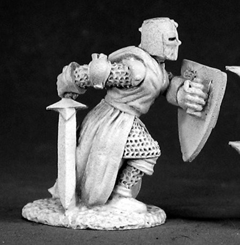Reaper Miniatures Templar Knight 02513 Dark Heaven Legends Unpainted Metal