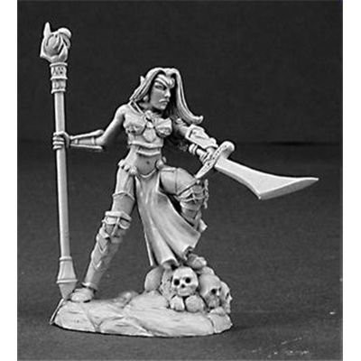 Reaper Miniatures Carinth Dark Elf Sorceress 03193 Dark Heaven Unpainted Metal