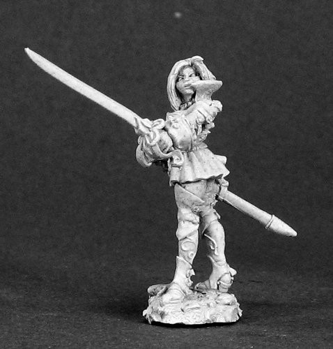 Reaper Miniatures Rhaine Female Rogue 03311 Dark Heaven Unpainted Metal