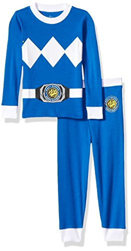 Intimo Boys Toddler Mighty Morphin Blue Ranger Pajama Set 4T