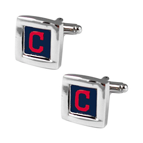 MLB Cleveland Indians Square Cuff Links