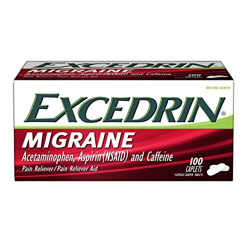 Excedrin Migraine Caplets for Migraine Pain Relief 100 count