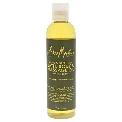 SheaMoisture OliveGreen Tea Bath Body  Massage Oil 8 Ounce