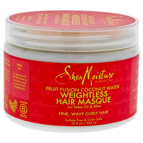 Shea Moisture Fruit Fusion Coconut Water Weightless Hair Masque 12 Ounce Shea Moisture Fruit Fusion Coconut Water Weightless Hair Masque 12 Ounce