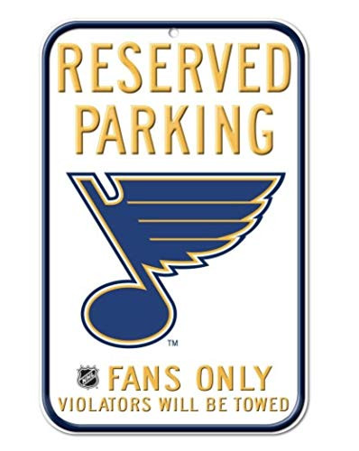 WinCraft NHL St Louis Blues 11 x 17 inch Plastic Reserved Parking Sign