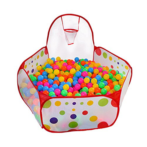 KUUQA Kids Ball Pit Ball Tent Toddler Ball Pit with Basketball Hoop and Zippered Storage Bag for Toddlers 4 Ft/120CM (Balls not Included) KUUQA Kids Ball Pit Ball Tent Toddler Ball Pit with Basketball Hoop and Zippered Storage Bag for Toddlers 4 Ft/120CM (Balls not Included)