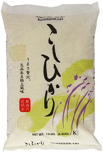 Shirakiku Rice Koshihikari 15 Pound