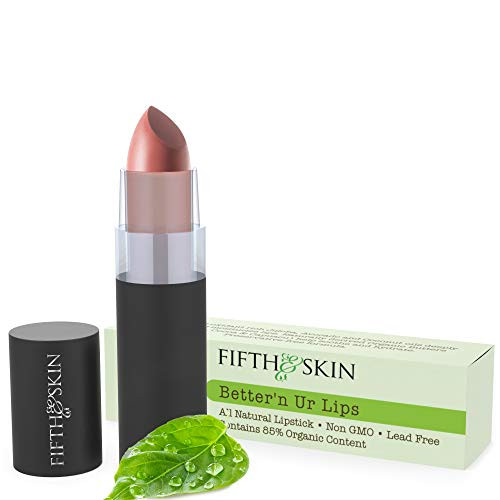 Fifth  Skin MAUVE SUEDE Bettern Ur Lips Natural Lipstick  Organic Lipstick  Gluten Free Lips  Cruelty Free Lip Color  Vegan  Lead Free  Paraben Free  Clean Moisturizing Lip Color