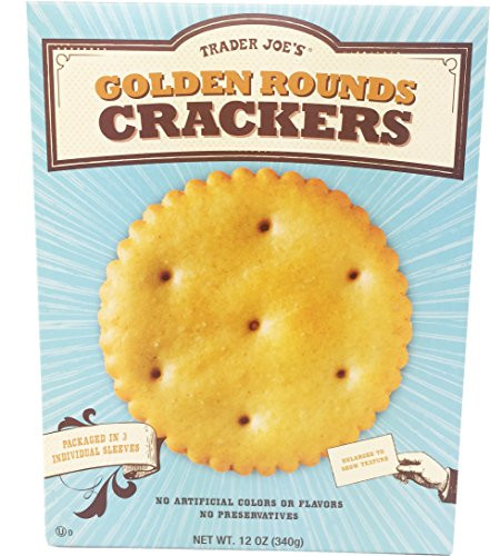 Trader Joes Golden Rounds Crackers 12 Oz