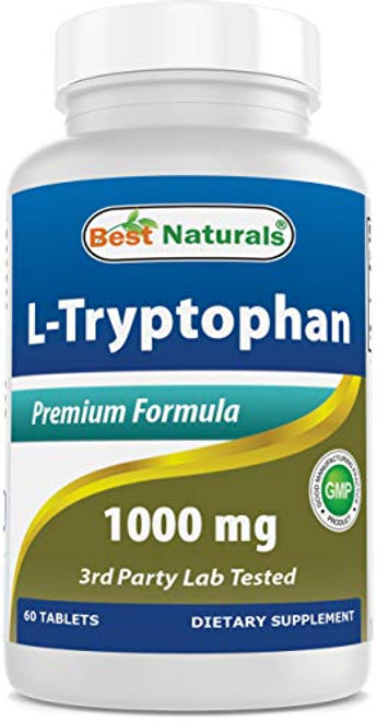 Best Naturals LTryptophan 1000 mg 60 Tablets Best Naturals LTryptophan 1000 mg 60 Tablets