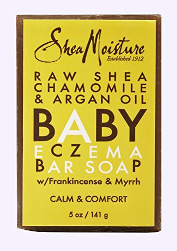 SheaMoisture Raw Shea Chamomile Argan Oil Baby Eczema Bar Soap  5oz