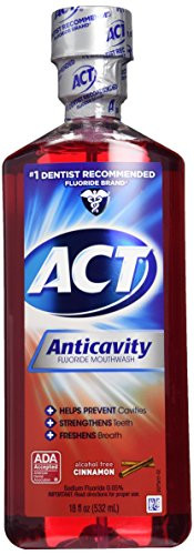 ACT Alcohol Free Anticavity Fluoride RinseCinnamon18 oz 2 pk