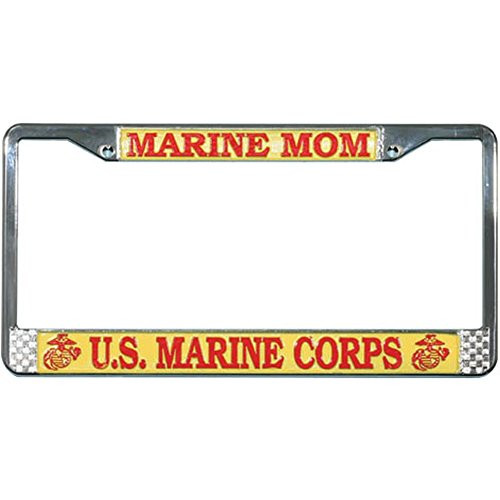 Honor Country Marine MOM License Plate Frame Honor Country Marine MOM License Plate Frame