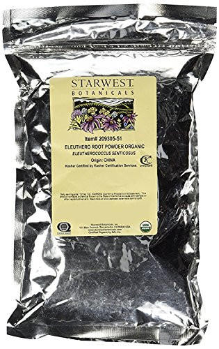 Organic Eleuthero Root Powder 1lb