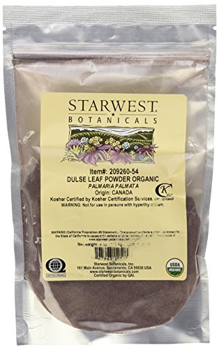 Starwest Botanicals Organic Dulse Leaf Powder  4 oz 113 g