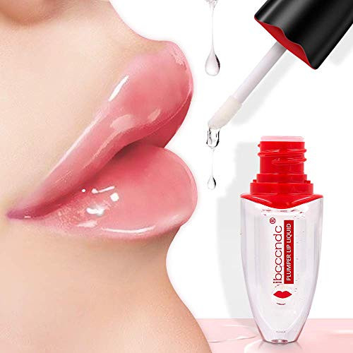 Ibcccndc Natural Lip Plumper Enhances Lip Plumping Balm Moisturizing Clear Lip Gloss for Fuller Lips  Hydrated Beauty Lips