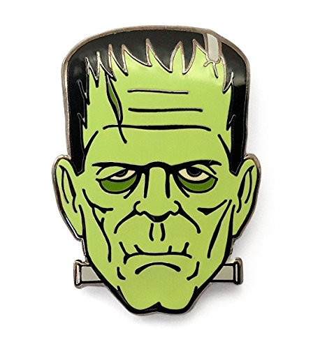 Pinsanity Frankenstein Monster Horror Enamel Lapel Pin