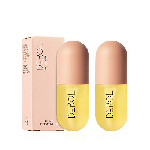 Ownest 2 Pcs Natural Lip Plumper Plant Extracts Lip Gloss Lip Plumping Balm for Fuller Lips  Hydrated Beauty Lips Moisturizing Clear Lip Enhancer 55ml