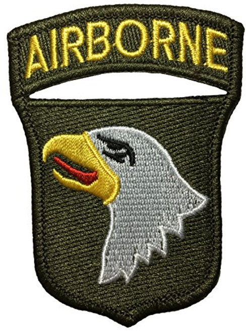Papapatch 101st Airborne Screaming Eagle Shoulder Sign Badge Costume DIY Applique Embroidered Sew on Iron on Patch Olive Drab IRONAIRBEAGLOD2 Papapatch 101st Airborne Screaming Eagle Shoulder Sign Badge Costume DIY Applique Embroidered Sew on Iron on Patch Olive Drab IRONAIRBEAGLOD2
