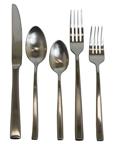5 Piece Dinnerware Place Setting  Oneida Satin Pearce  Dishwasher Safe  Stainless Steel 1 Place Setting