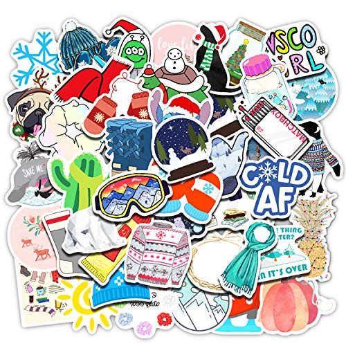 Stickers for Water Bottles Big 46Pack CuteWaterproofAestheticTrendy Stickers for TeensGirlsPerfect for LaptopHydro FlaskPhoneSkateboardTravel Extra Durable 100 Vinyl Winter vsco 50 Stickers for Water Bottles Big 46Pack CuteWaterproofAestheticTrendy Stickers for TeensGirlsPerfect for LaptopHydro FlaskPhoneSkateboardTravel Extra Durable 100 Vinyl Winter vsco 50