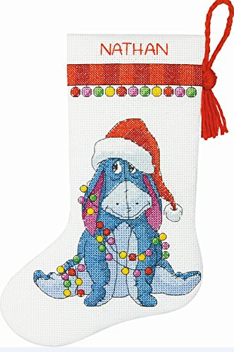 Disney / Dimensions Eeyore Petite Size Stocking Counted Cross Stitch Kit #70-08969